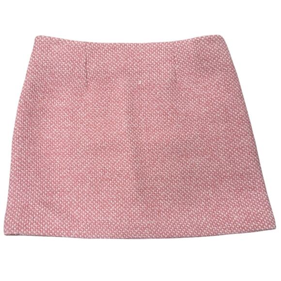 Maje Tweed Pink Cream Mini Skirt Size 10 (40) - Picture 10 of 10
